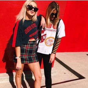 LF SEEK the label plaid skirt